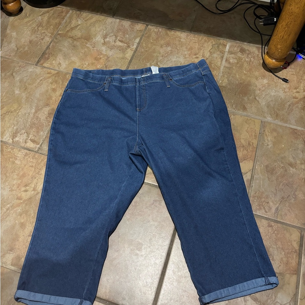 Terra & Sky Classic Blue Jeans short pants - Picture 4 of 5